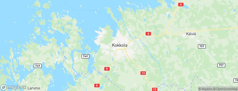 Kokkola, Finland Map