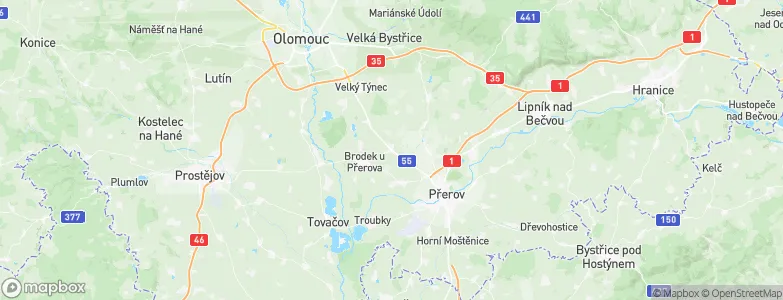 Kokory, Czechia Map