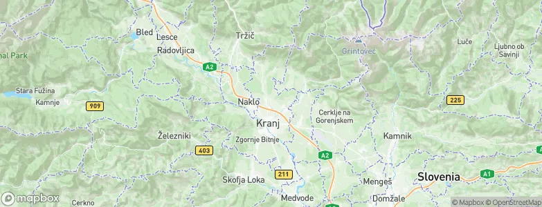 Kokrica, Slovenia Map