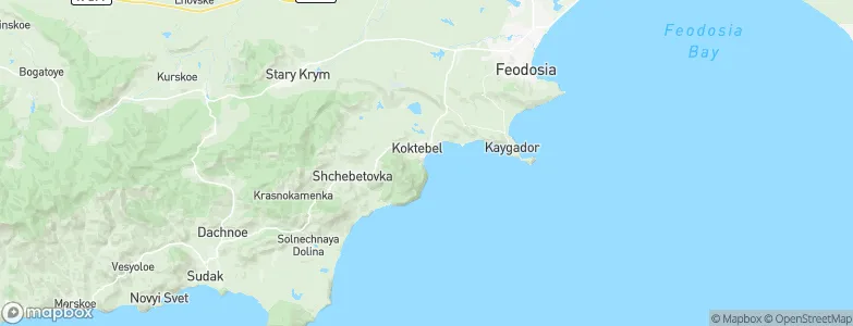 Koktebel, Ukraine Map