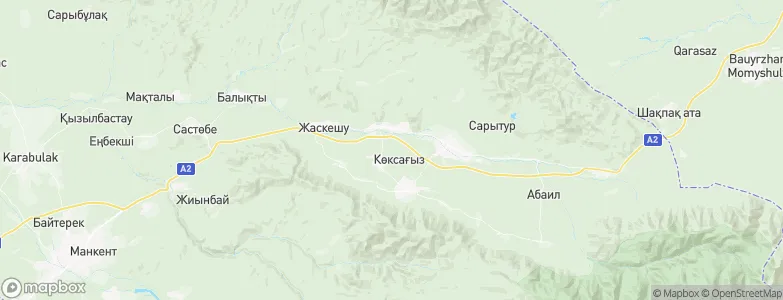 Kokterek, Kazakhstan Map