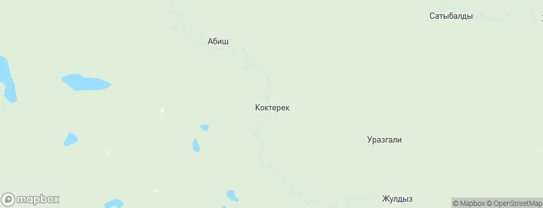 Kökterek, Kazakhstan Map