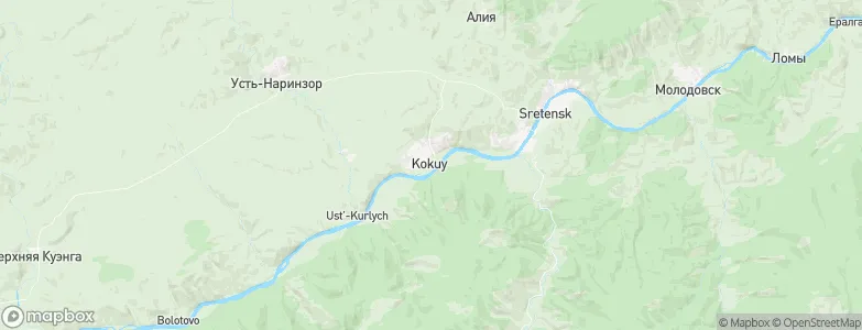 Kokuy, Russia Map
