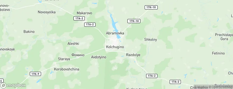 Kol'chugino, Russia Map