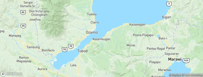 Kolambugan, Philippines Map