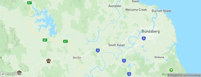 Kolan, Australia Map
