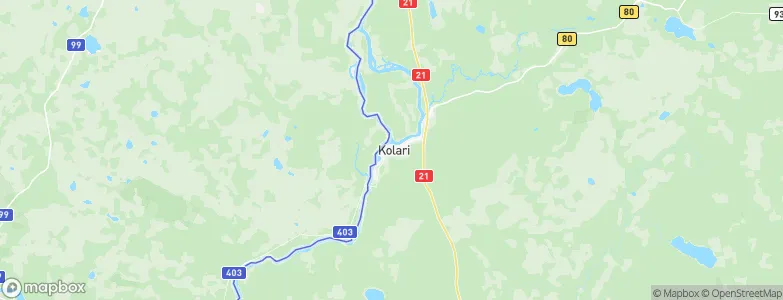 Kolari, Finland Map