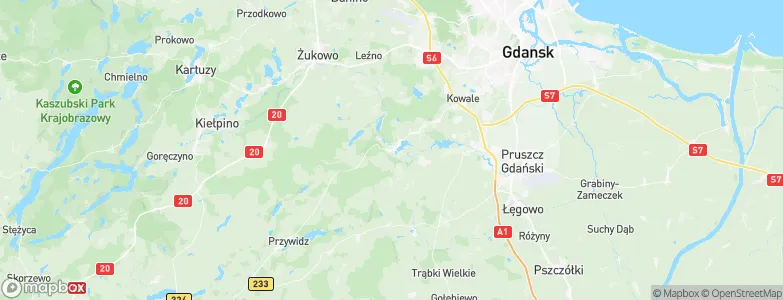 Kolbudy, Poland Map