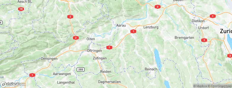 Kölliken, Switzerland Map