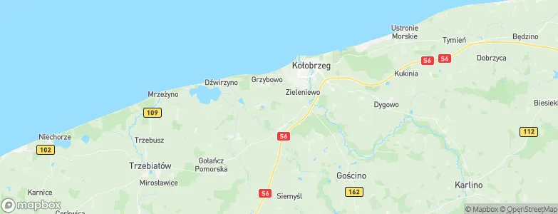 Kołobrzeg, Poland Map