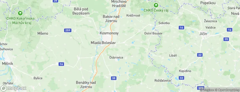Kolomuty, Czechia Map