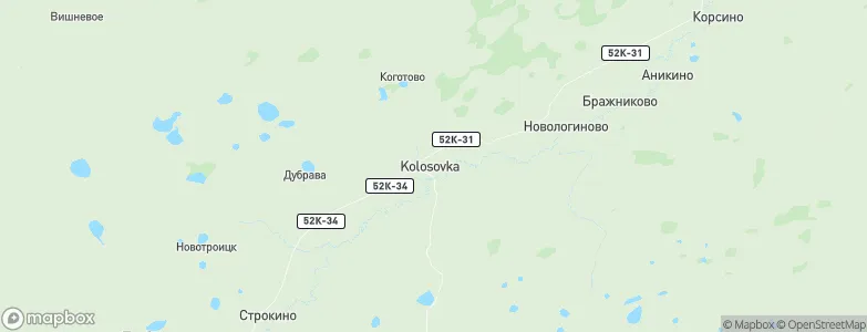 Kolosovka, Russia Map