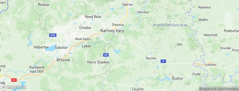 Kolová, Czechia Map