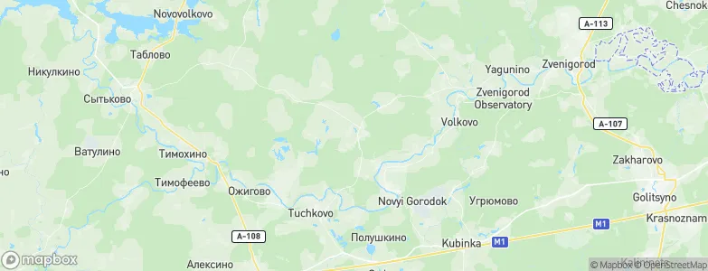 Kolyubakino, Russia Map