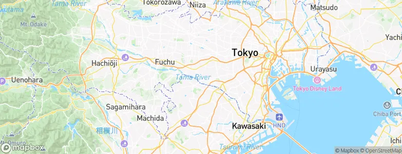 Komae, Japan Map
