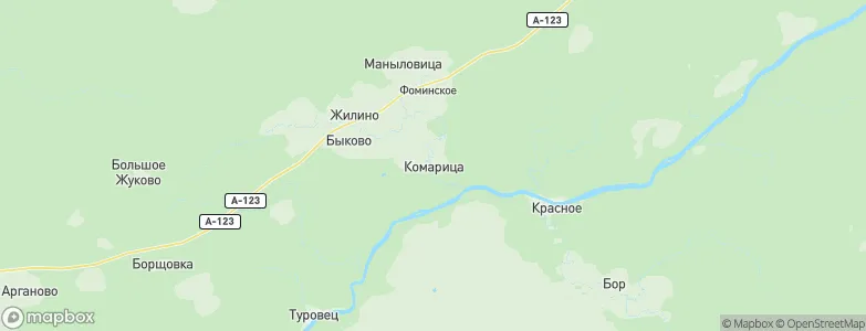 Komaritsa, Russia Map