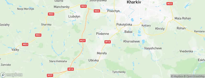 Komarivka, Ukraine Map