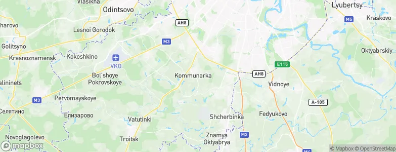 Kommunarka, Russia Map