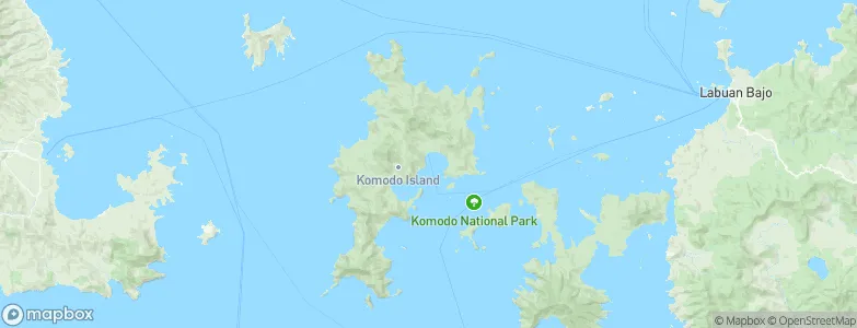 Komodo, Indonesia Map