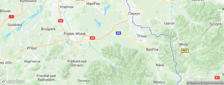 Komorní Lhotka, Czechia Map