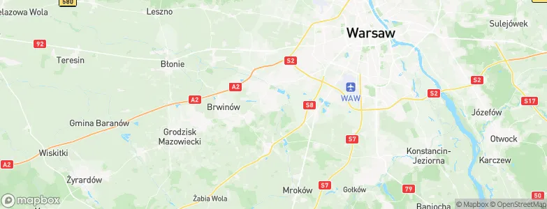 Komorów, Poland Map