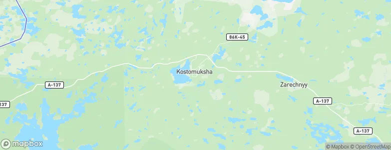Kondoka, Russia Map