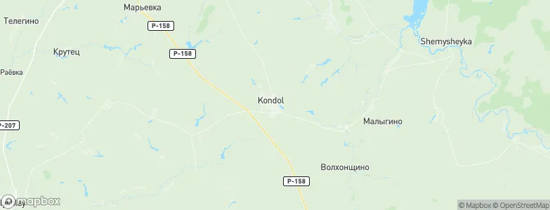 Kondol', Russia Map