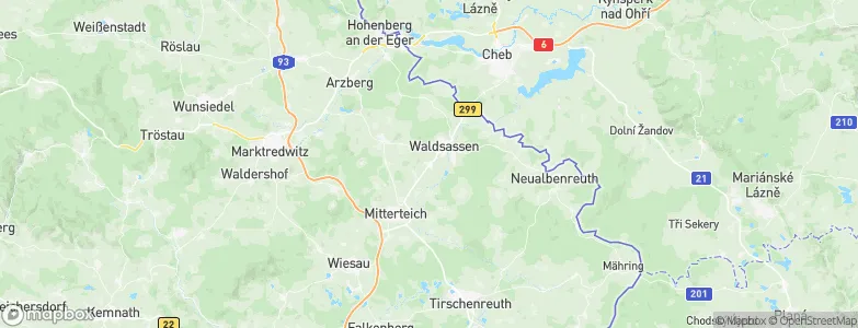Kondrau, Germany Map