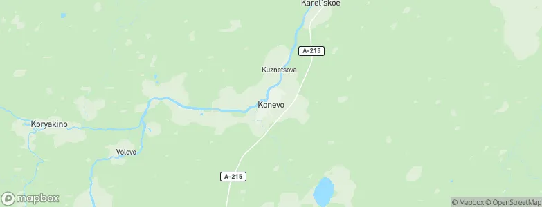 Konëvo, Russia Map