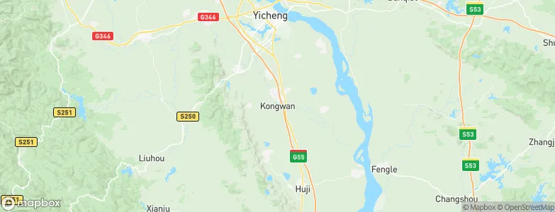 Kongwan, China Map