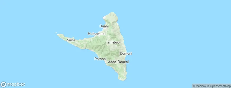Koni-Ngani, Comoros Map