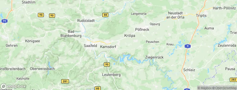 Könitz, Germany Map