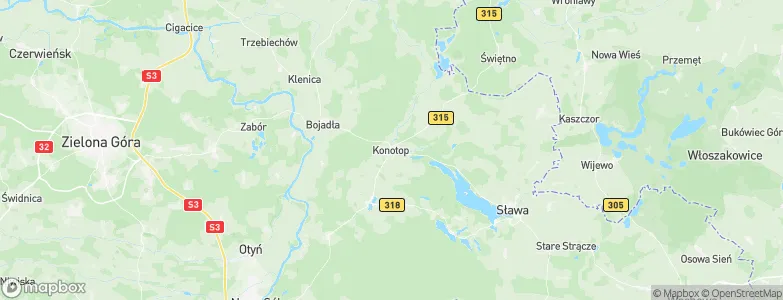 Konotop, Poland Map