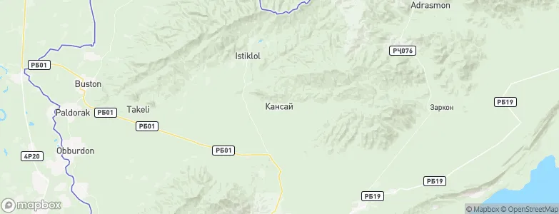 Konsoy, Tajikistan Map