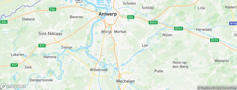 Kontich, Belgium Map