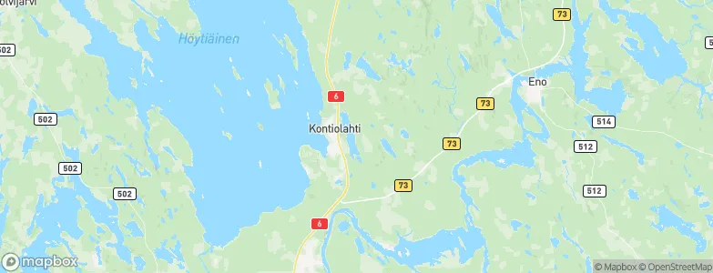 Kontiolahti, Finland Map