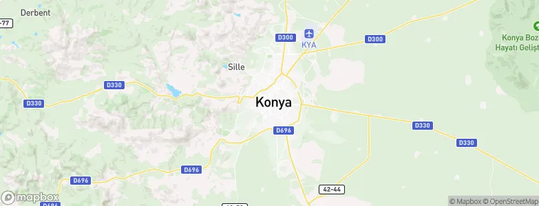 Konya, Turkey Map