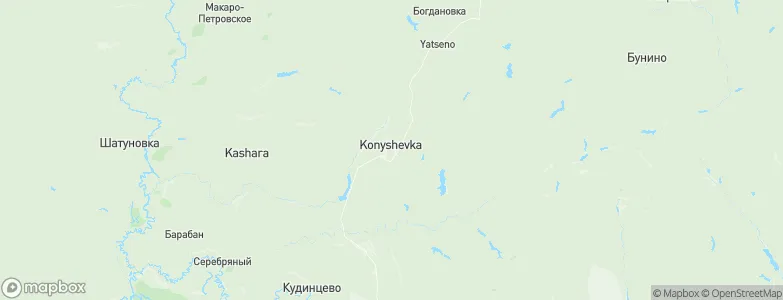 Konyshevka, Russia Map