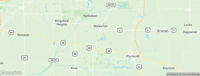 Koontz Lake, United States Map