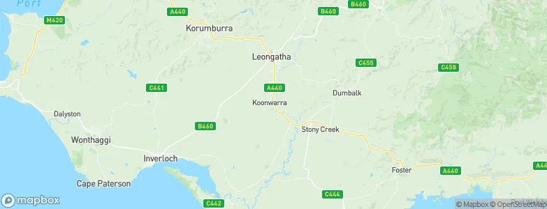 Koonwarra, Australia Map
