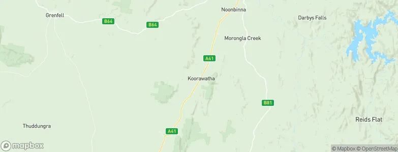Koorawatha, Australia Map