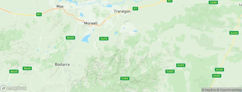 Koornalla, Australia Map