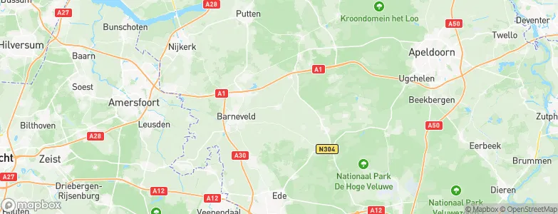 Kootwijkerbroek, Netherlands Map