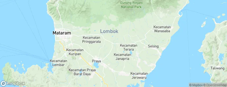 Kopang Satu, Indonesia Map
