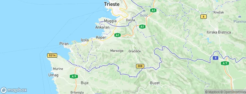 Koper, Slovenia Map