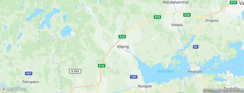 Köping, Sweden Map