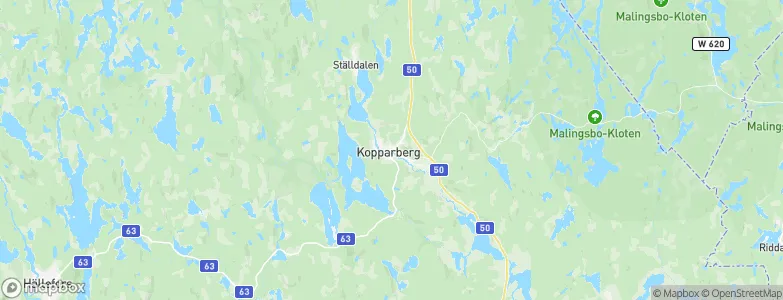 Kopparberg, Sweden Map