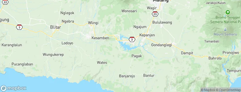 Kopral, Indonesia Map