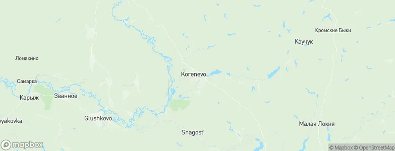 Korenëvo, Russia Map
