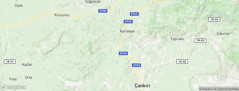 Korgun, Turkey Map